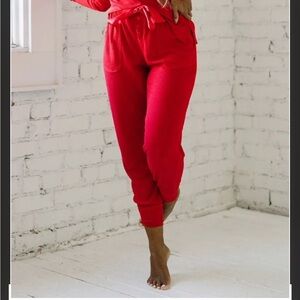 Zyia Red Cloud Peak Thermal Pajama Pants xl